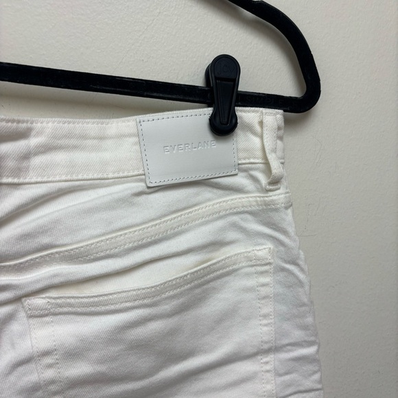 Everlane The Curvy Cheeky Jean In Bone White Crop - Picture 9 of 14